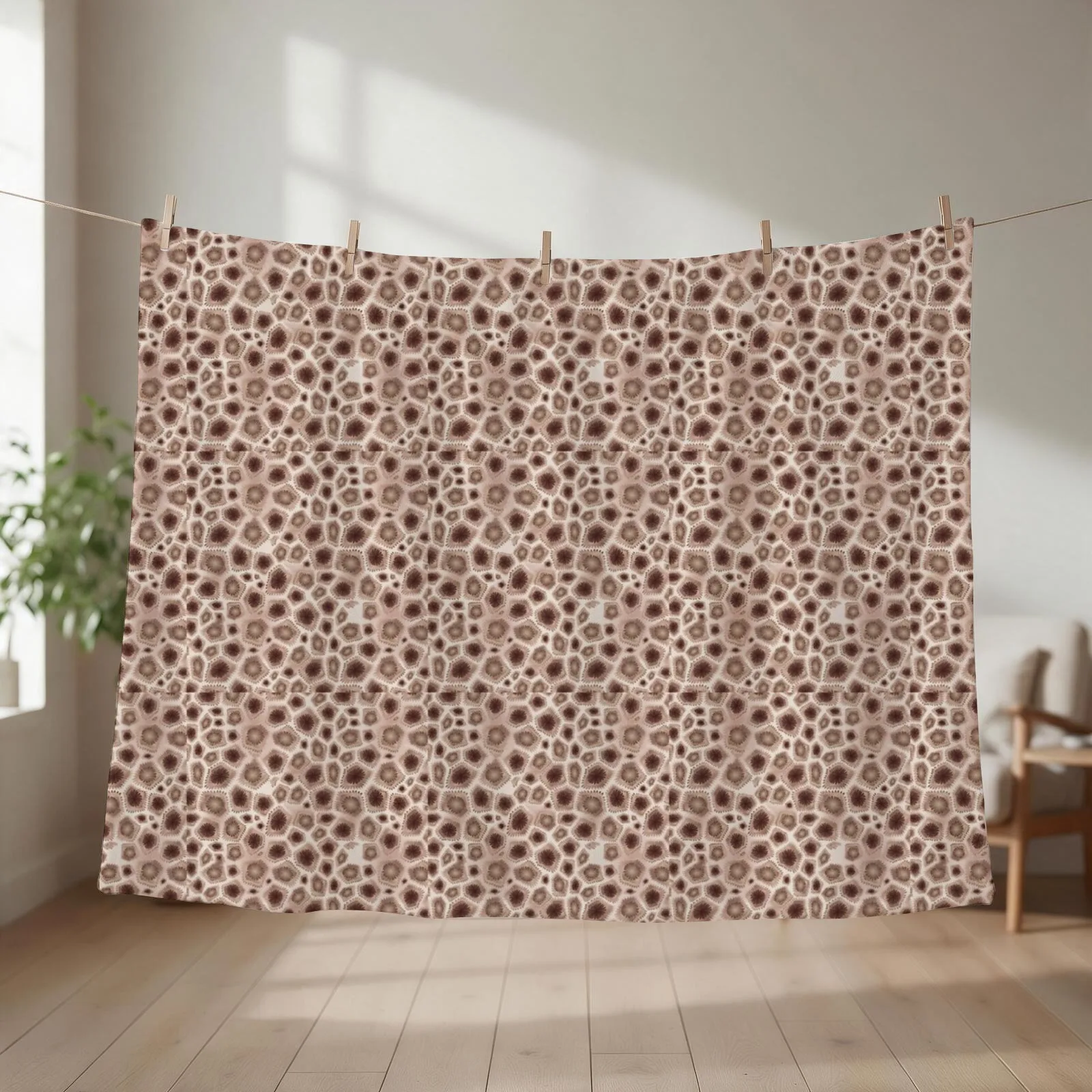 Petoskey stone Throw Blanket Luxury Designer Bed Summer Luxury St Blankets