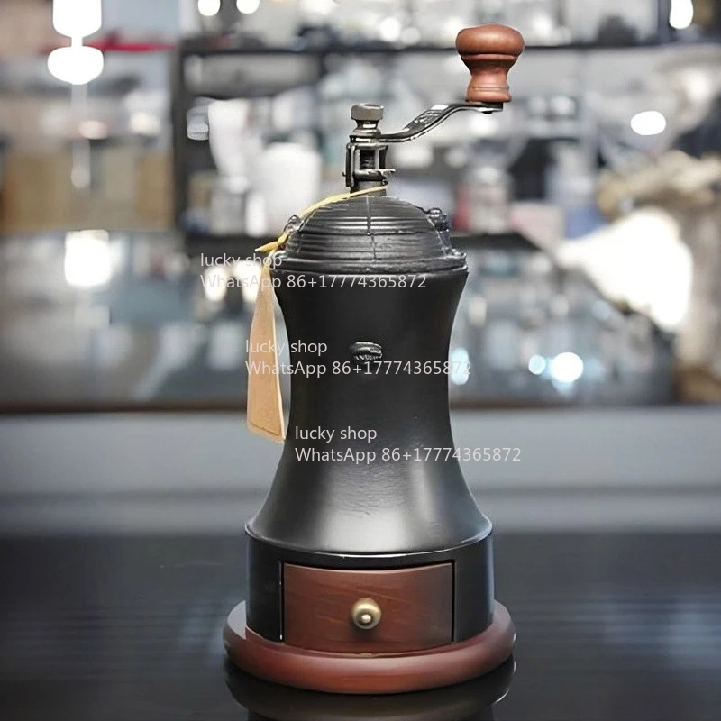 9703 Retro Hand-crank Bean Grinder, Household Heavy Manual Coffee Bean Grinder