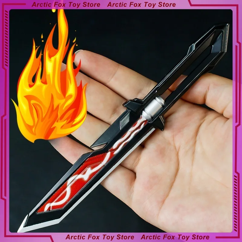 18cm God's Blade Sword Red Anime Model Alloy Crafts Desktop Decoration Game Peripherals Collection Festival Gifts Toy Kid