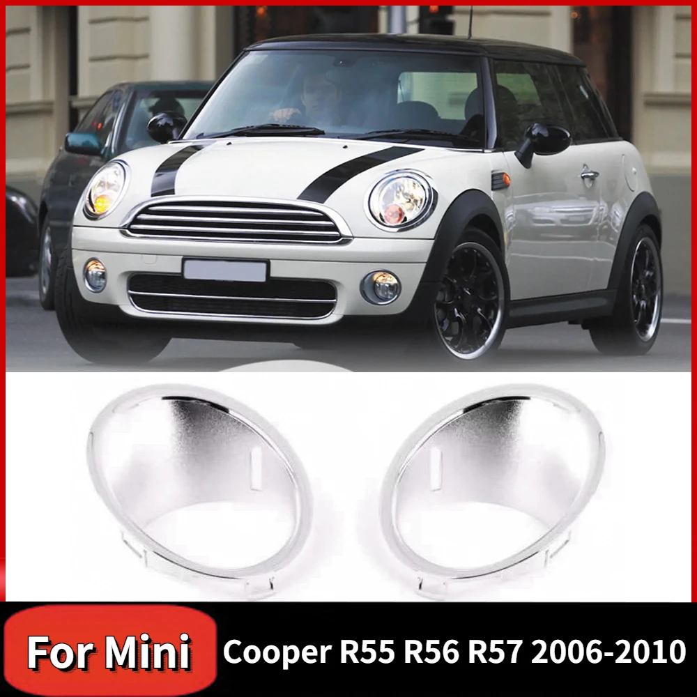 

Для Mini Cooper R55 R56 R57 Base 2006-2010 левый и правый передний бампер противотуманные фары кольцо накладка аксессуары 51112753661 51112753662