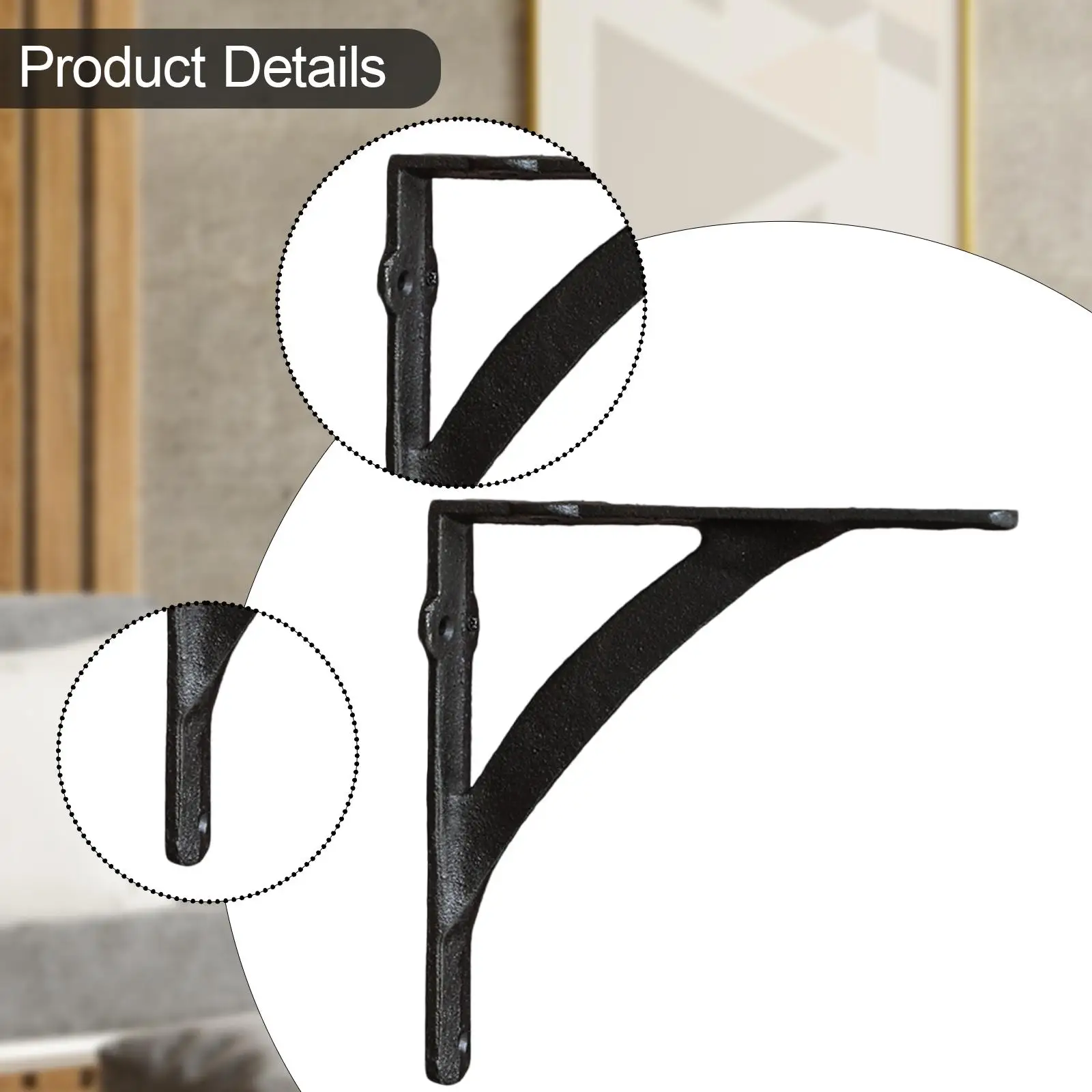 دعامة رف بديلة للديكور، عتيقة لغرفة المعيشة #5