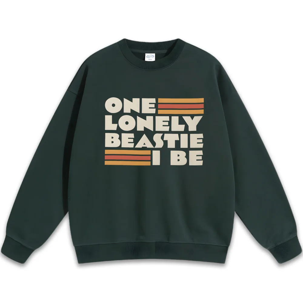 

I BE ONEE LONELY BEASTE O-neck Moletom 2026New Beastie Boys Fashion Sweatshirts Hoody Singer's Same Style High Quality Hombre