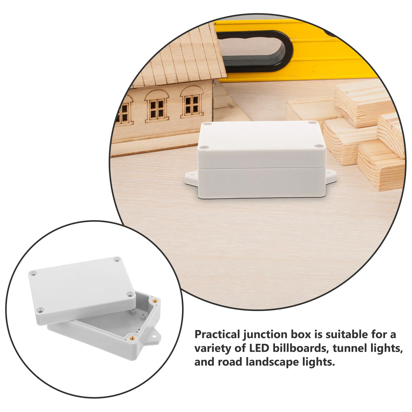 Sturdy Weatherproof Plastic Electrical Junction Box for Outdoor Lamps Lanterns Underground Installation LED Tunnel Road Lighting