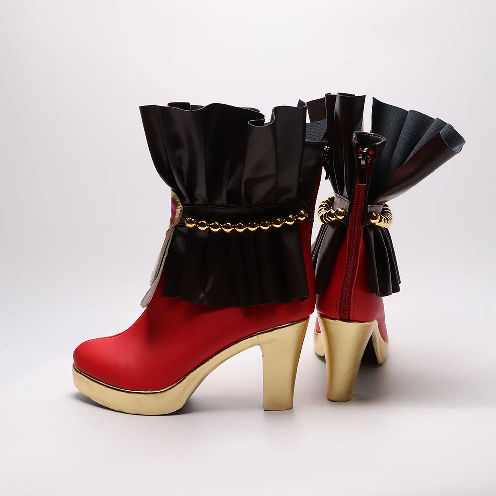 Jogo bonito derby mihono bourbon cosplay sapatos botas presente-criança do curso de inclinação para festa de halloween adultos mulheres homens