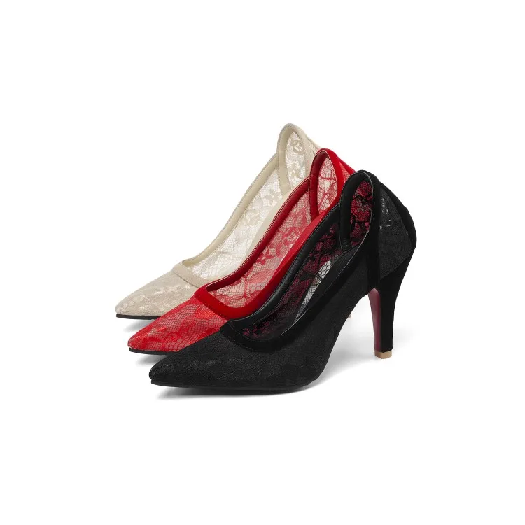 Big Size 11 12 13 14 15 16 17 18 19 high heels sandals women shoes woman summer ladies Pointed Hollow out Thick with sandals