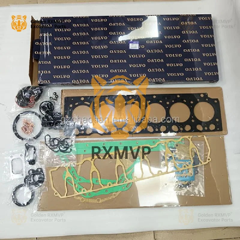 For XMVP Vol-vo Excavator Parts D6d Engine Full Overhaul Gasket Set Kit With Head Ec210 Ec210b