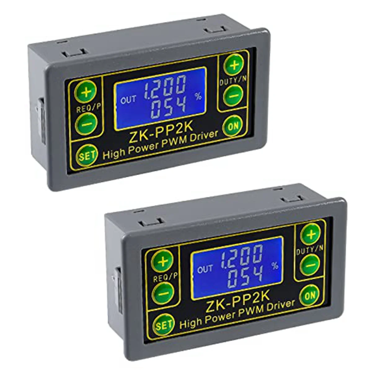 PWM Pulse Signal Generator ZK-PP2K, Period Delay Drive Module 3.3-30V 8A PWM Dimming Motor Speed Controlle,2PCS