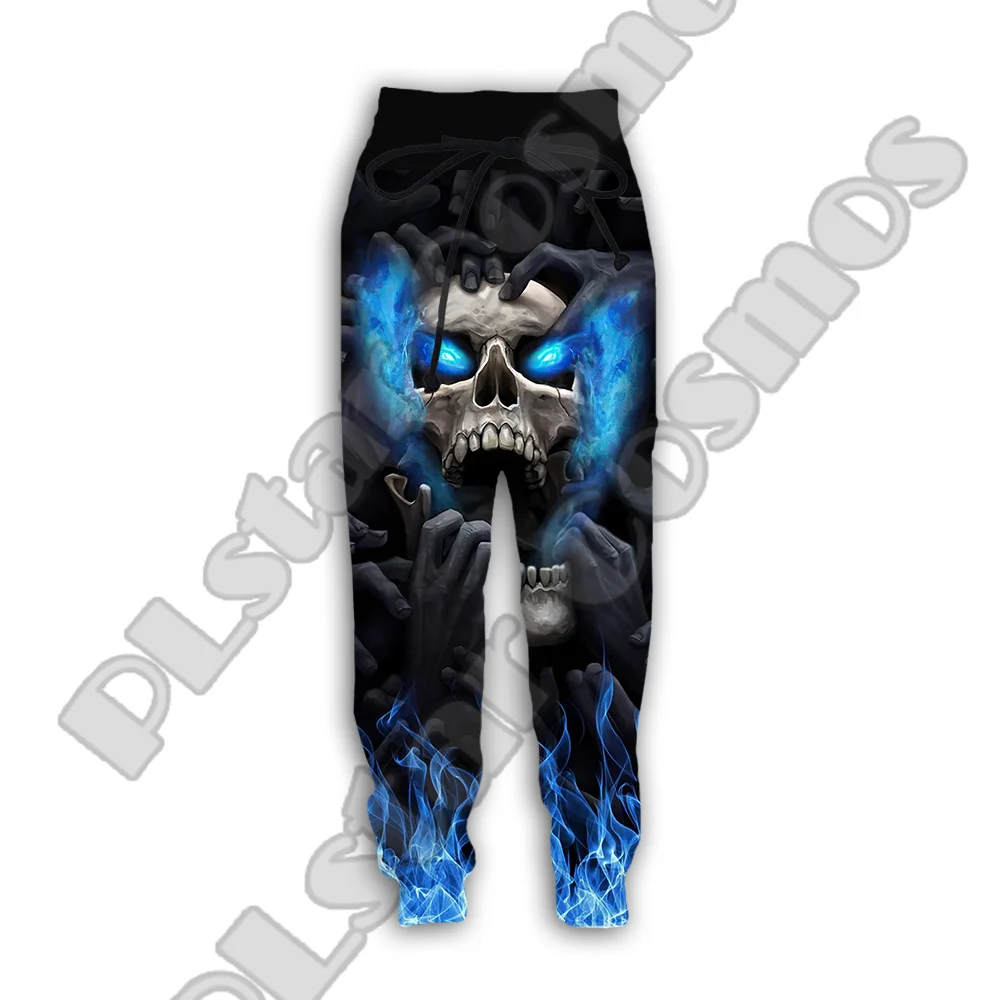 NewFashion Ghost Gothic Skull Reaper Vintage Devil Streetwear 3DPrint Harajuku Casual Funny Jogger Sweatpants Trousers Pants X7