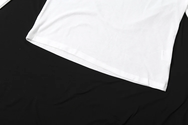 Weird Puss T-Shirts mit schrägem Kragen für Damen, schlicht, schulterfrei, langärmelig, modisch, klassisch, Herbst, lässig, vielseitig kombinierbar, Streetwear – Detail 9