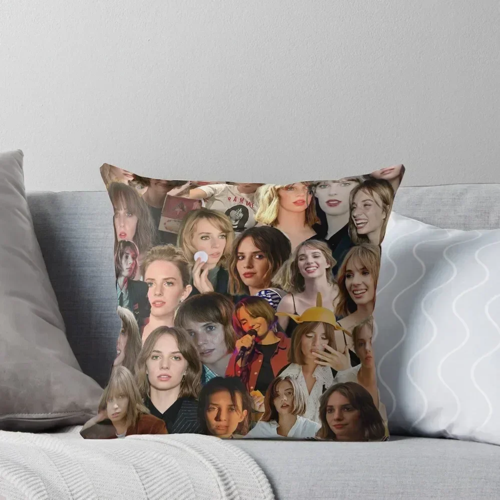 

Maya Hawke Photo Collage Throw Pillow ornamental pillows Christmas Cushion For Home Pillowcases Cushion Covers Sofa pillow