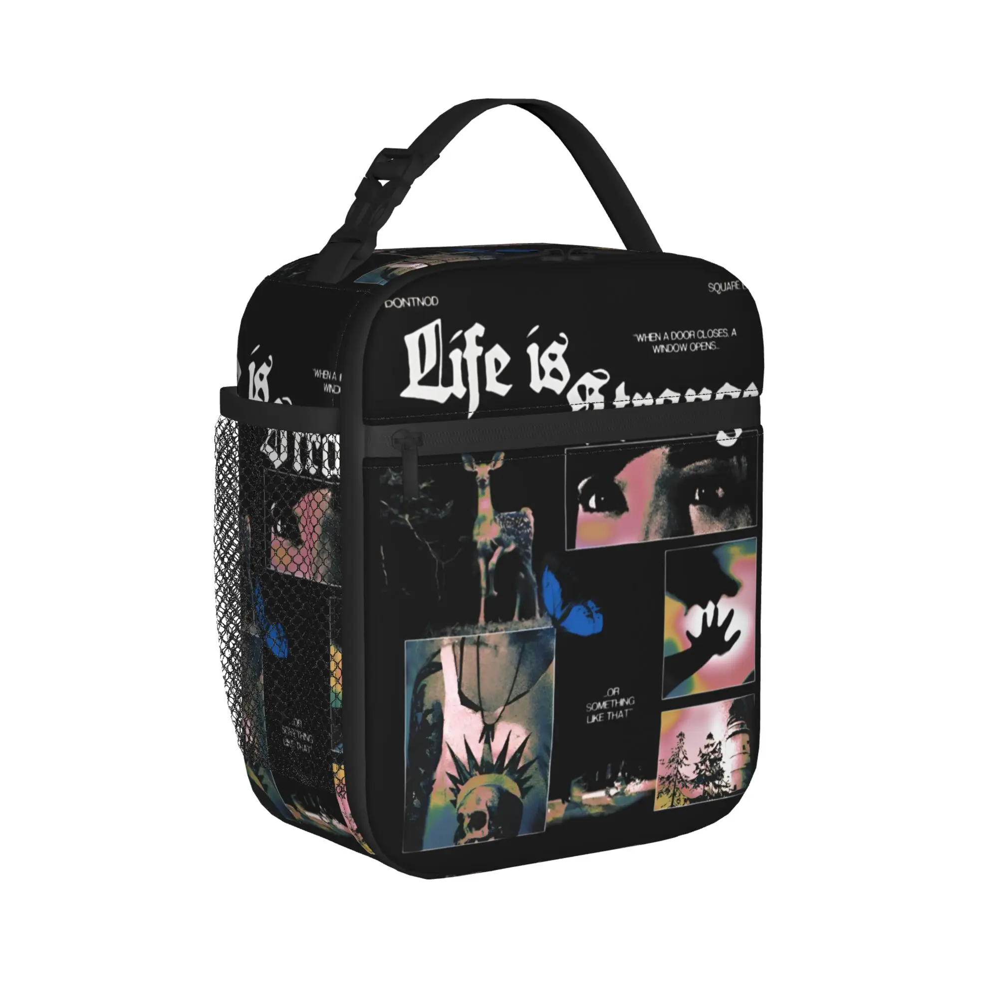 Life is Strange Insulated Lunch Bags Cooler Bag Reusable,Meal Container Game High Capacity Tote Lunch Box Food Handbags Office