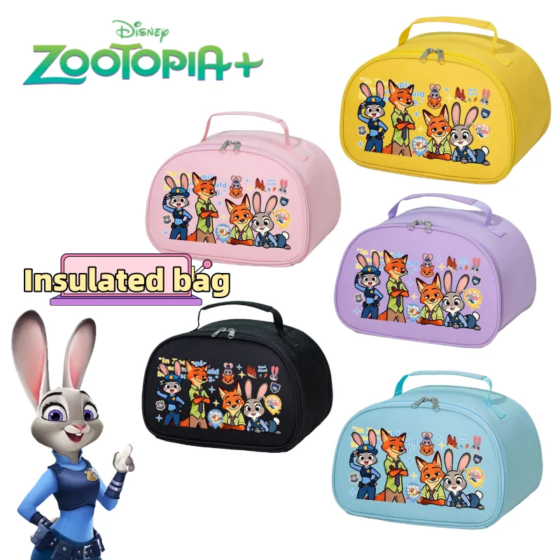 

Zootopia Disney Judy Nick мультфильм аниме креативная высококачественная изолированная сумка, девчачий стиль, милая и прочная портативная сумка для обеда