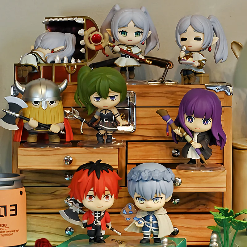 

Hot Toys Frieren Cosbi Blind Box Mini Figure Anime Doll Trendy Toy Action Figure Cute Model Desktop Ornament Mystery Box Gift