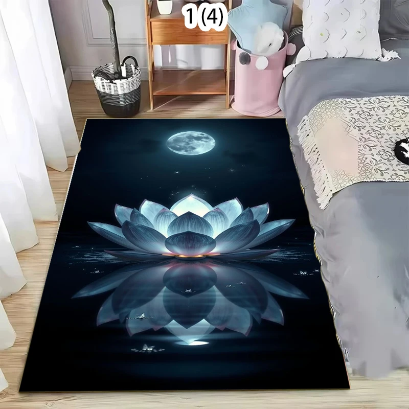HD Pretty Flower Daisy Rose Chrysanthemum Carpet Rug for Home Living Room Bedroom Sofa Doormat Decor,Kids Area Rug  Home