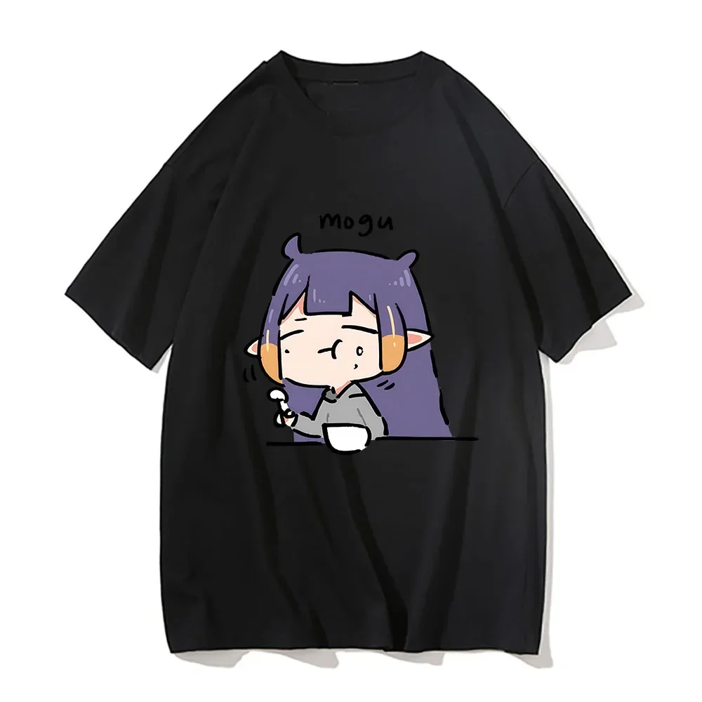 Ninomae Inanis Tako Tshirt 100% Cotton Tees Anime Graphic T Shirt Men/women Kawaii Clothes Oversized Summer Short Sleeve T-shirt