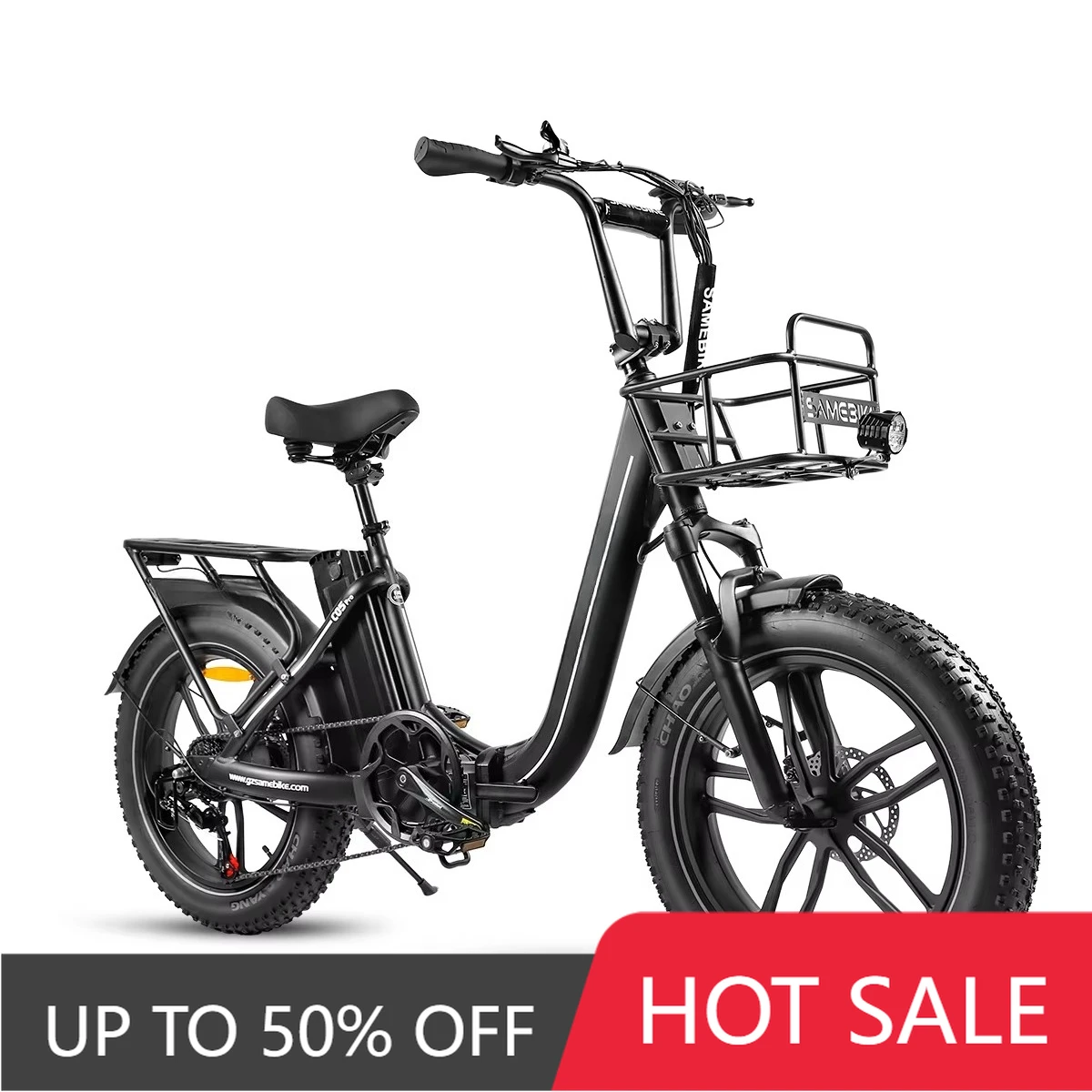 

JYF New SAMEBIKE C05 Pro OEM/STOCK 20-inch Mini Motor 36V 13AH Adult Cheap Folding Wide Tire Electric Bike