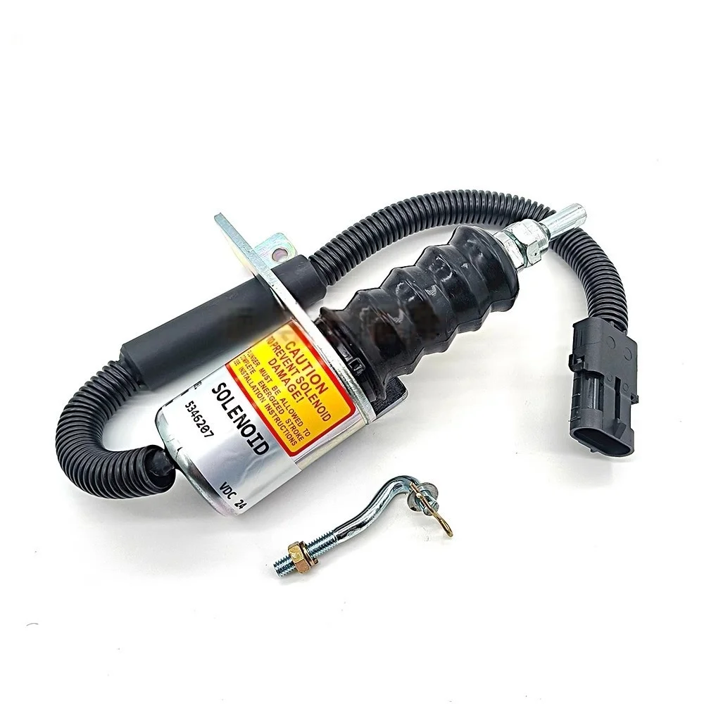 โซลินอยด์วาล์วตัดน้ํามันเครื่อง East Cummins Excavator 5346207   ผู้ผลิตอุปกรณ์สวิตช์วาล์วควบคุมเครื่องดับเพลิง