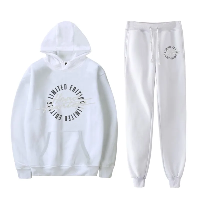 Headhunterz Hoodies Set Merch For Men/Women Sweatshirt Pants Two Piece Set Cosplay Hooded Streetwear