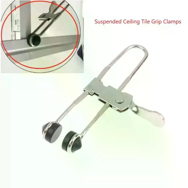 Rubber Head Clamps Outdoor Lever Action Grid Clamps Ceiling Tile Mounting Clips Hand Tool Multifunctional Fastener