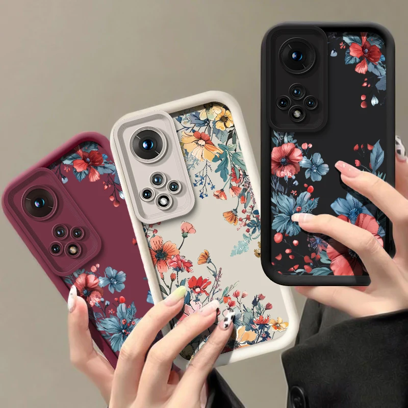 حافظة لهاتف شاومي 15T Pro 15 Ultra 17 Pro Max 13 12 11 Lite 5G NE 11i 14T 13T غطاء زهور ريترو ناعم من البولي يوريثان الحراري #2