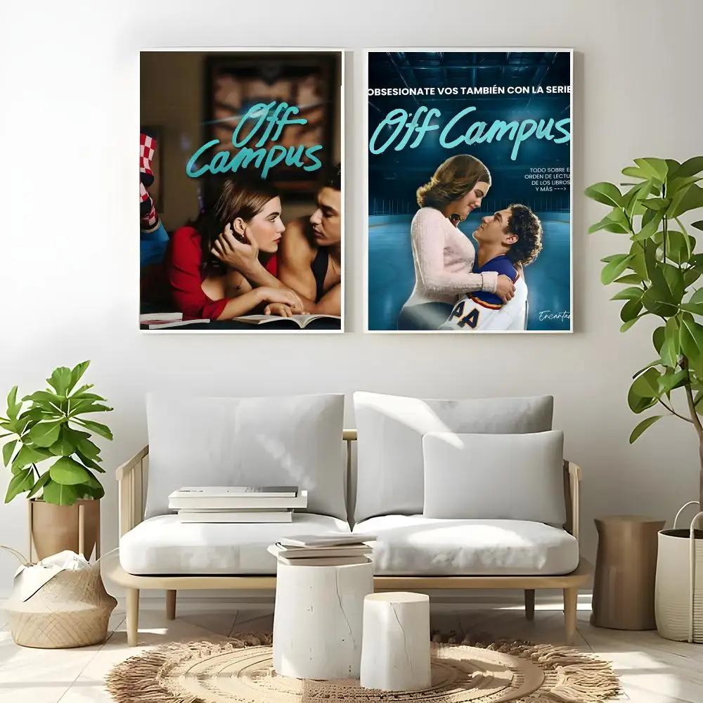 Movie Off Campus  Poster Self-adhesive Art Poster Decoracion Painting Wall Art White Kraft Paper Home Decor