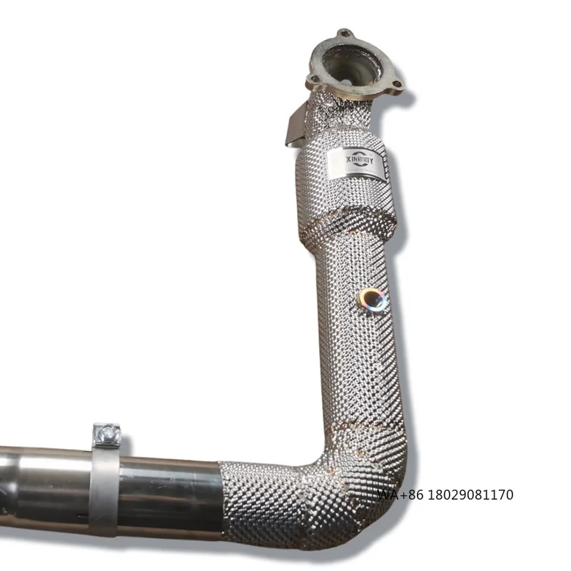 

17.High Performance Stainless Steel High-Flow Front Pipe With Catalytic Converter for A35 CLA35