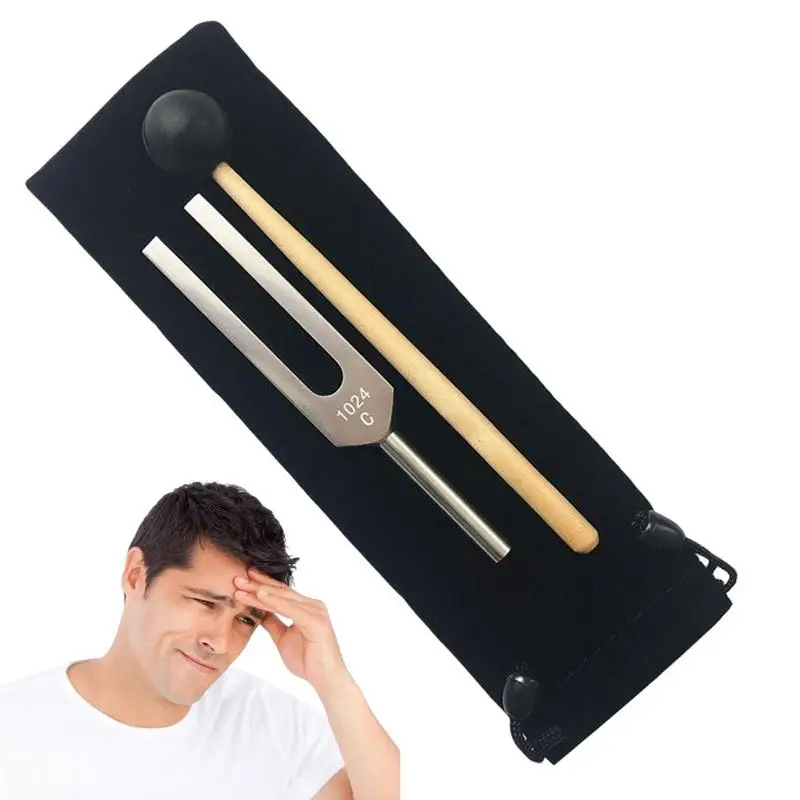 Energy Tuning Fork 512Hz / 1024 Hz Music Healing Tool Aluminum Alloy Sound Healing Instrument For Release Stress Relaxing Body