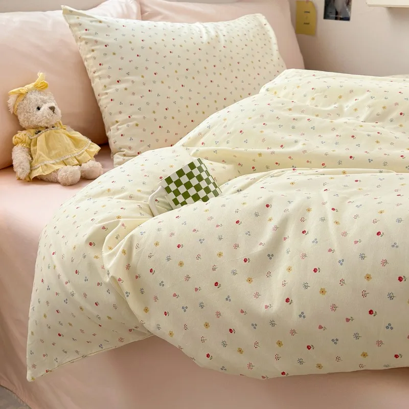 juego-de-ropa-de-cama-de-tres-piezas-para-dormitorio-estudiantil-de-algodon-puro-con-estampado-de-dibujos-animados-fresco-y-lindo-para-primavera-y-verano-juego-de-cuatro-piezas-para-el-hogar