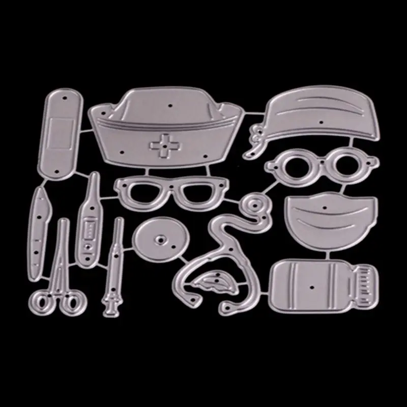 Surgical Tools Metal Die Cuts Stencil Nurse Die Cuts Embossing Mould Template