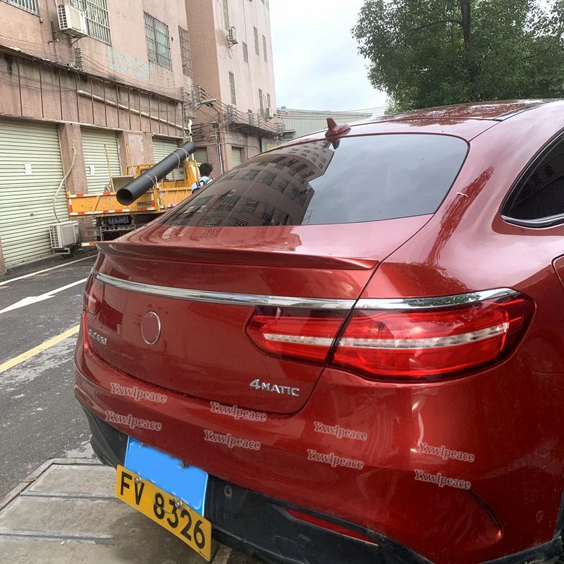 Для Mercedes Benz Gle Coupe C292 2015-2019 Высококачественный АБС-пластик, украшение на хвостовое крыло автомобиля, спойлер на задний багажник, крыло для губ багажника