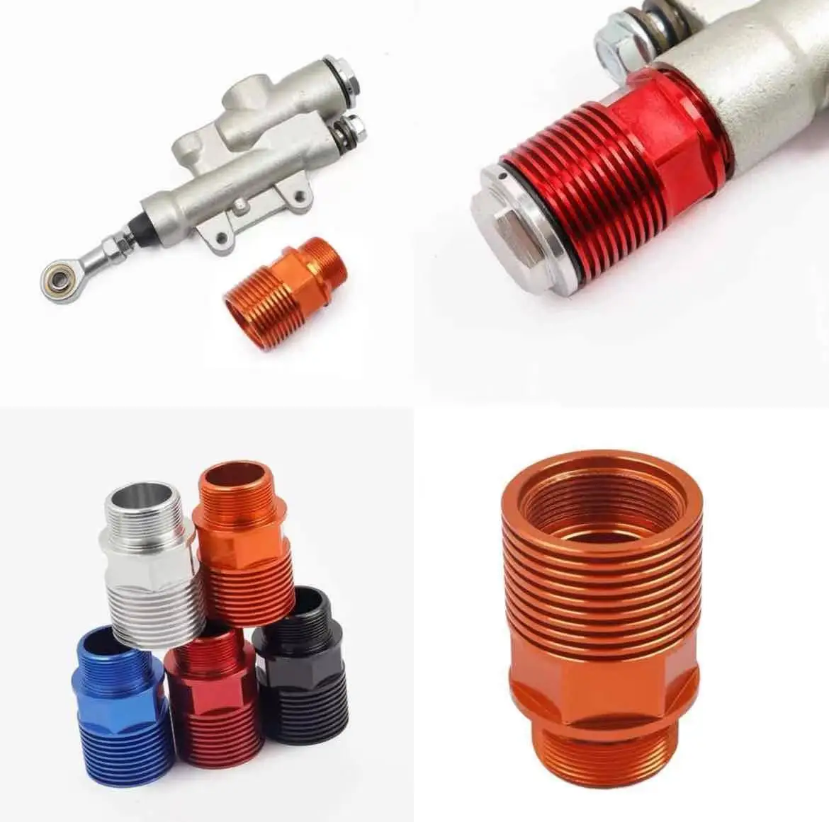 Motorrad-Hydraulikbremse, hinterer Pumpen-Bremssattel, CNC-vergrößerter Behälterdeckel, geeignet für KTM EXC EXCF XC XCF SXF für Husqvarna FC TE