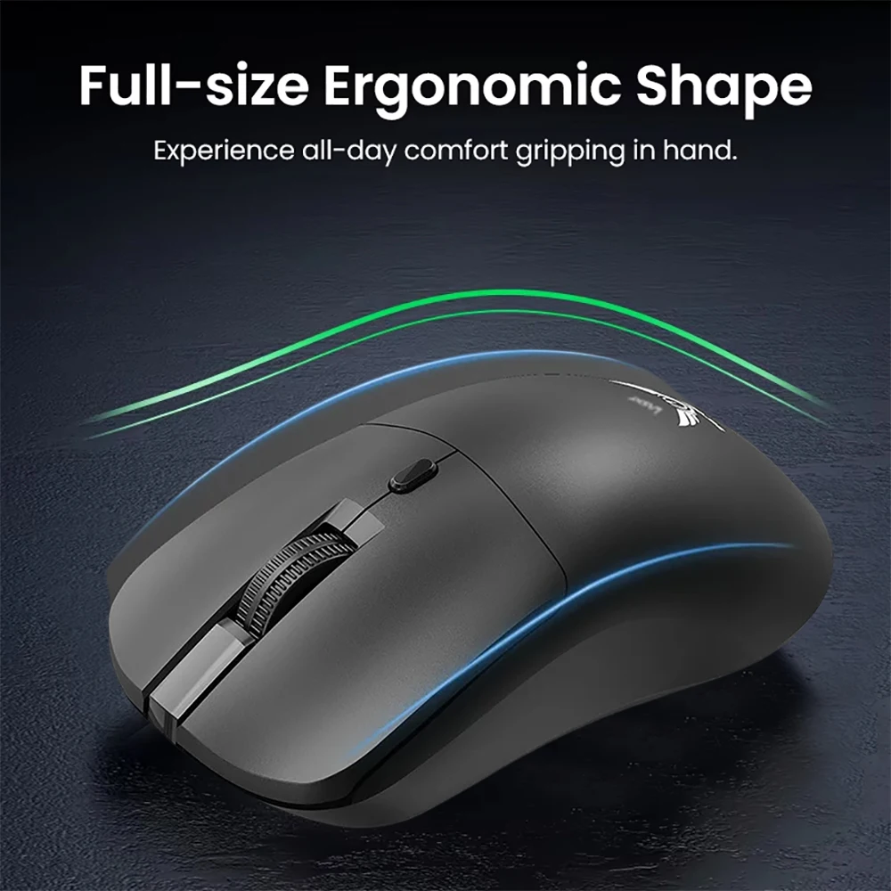 Wireless Mouse Ergonomic Gaming Mouse Mouse 2.4G Wireless Mouse Mice 3 Levels 1600 DPI Mouse for PC Computer Laptop Macbook Pro