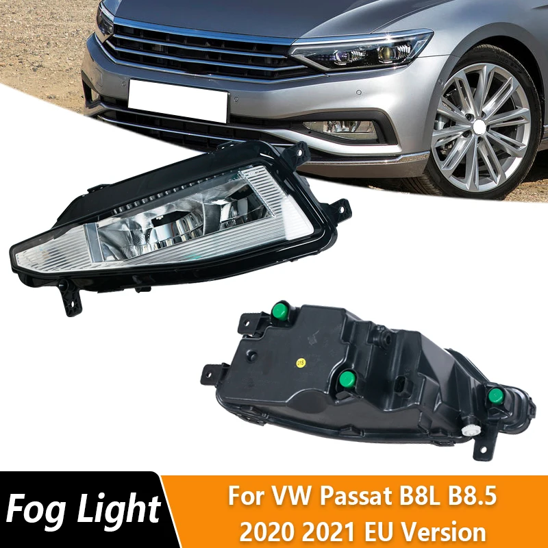 EU Version Halogen Car Fog Light For Volkswagen VW Passat B8L B8.5 2020 2021 Front Bumper Light Front Daytime Running Light
