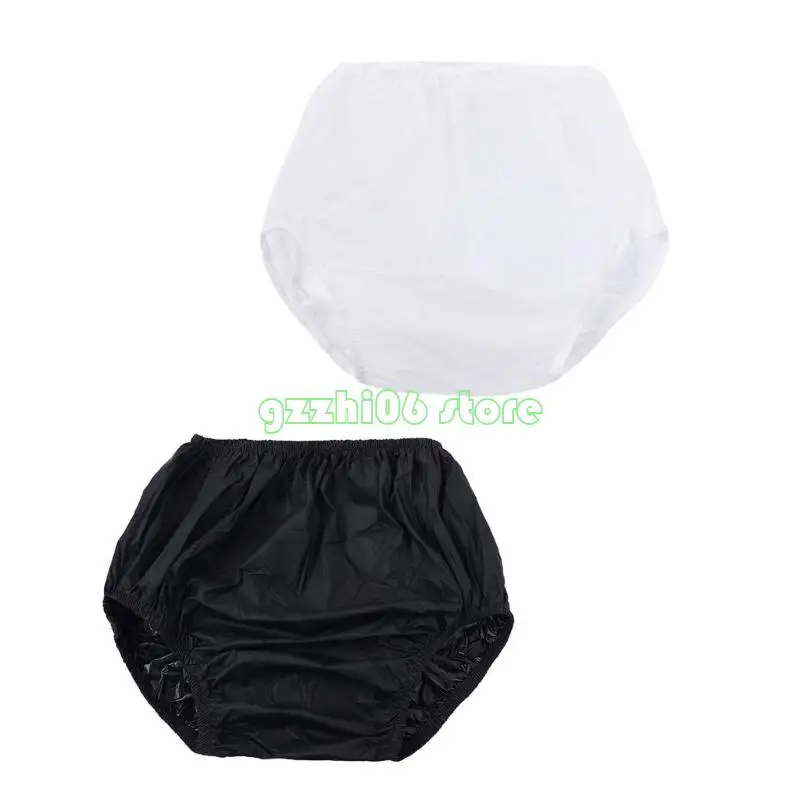 T5UF Leakproof Adult Diaper Cover Water Resistant Incontinence Underwear Plastic Pants Briefs for Disabled Elderly Postpartum