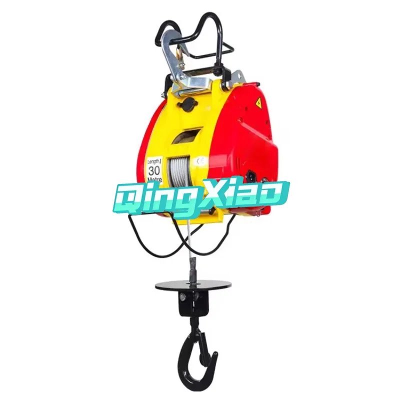

Hoist Lifting Machine Electric Hoist 220V 160-500kg Capacity New Wireless Remote Control Portable Heavy Duty CE Certified Safe