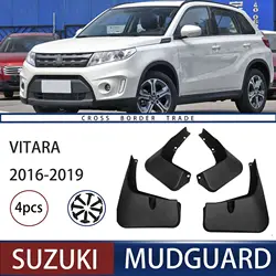 FOR 16-19 Suzuki Vitara Car Molded Mud Flaps Splash Guards Mudguards Front Rear Styling Front Rear Car Accessories