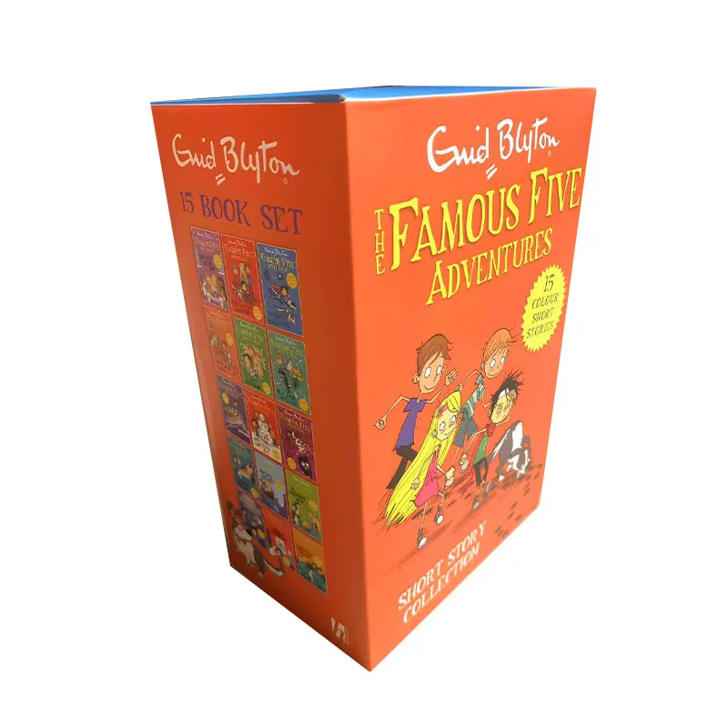 15 Books/Set Enid Blyton The Famous Five Adventures Collection Children English Picture Book Detective Stories