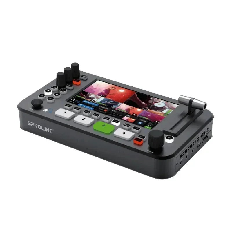 SPROLINK NEOLIVE R2 Plus Video Switcher Multi-Cameras 4-Channel HDMI-Compatible Inputs Mixer Live Broadcasting Switcher