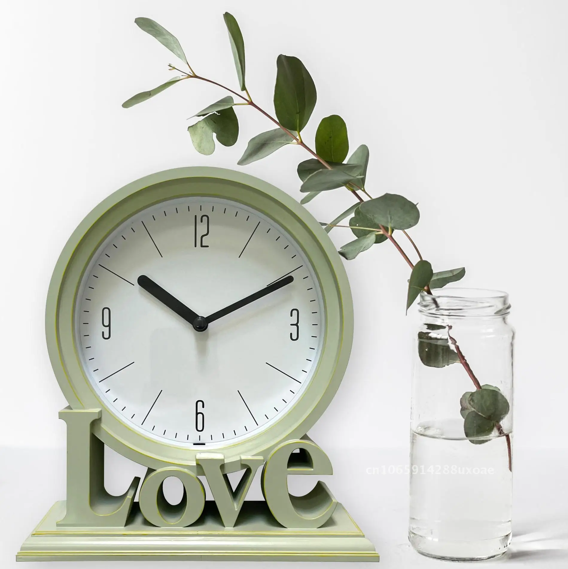 

Modern Simple Distinctive Living Room Desk Clock Fashionable Home Quiet Desktop Desk Clock
