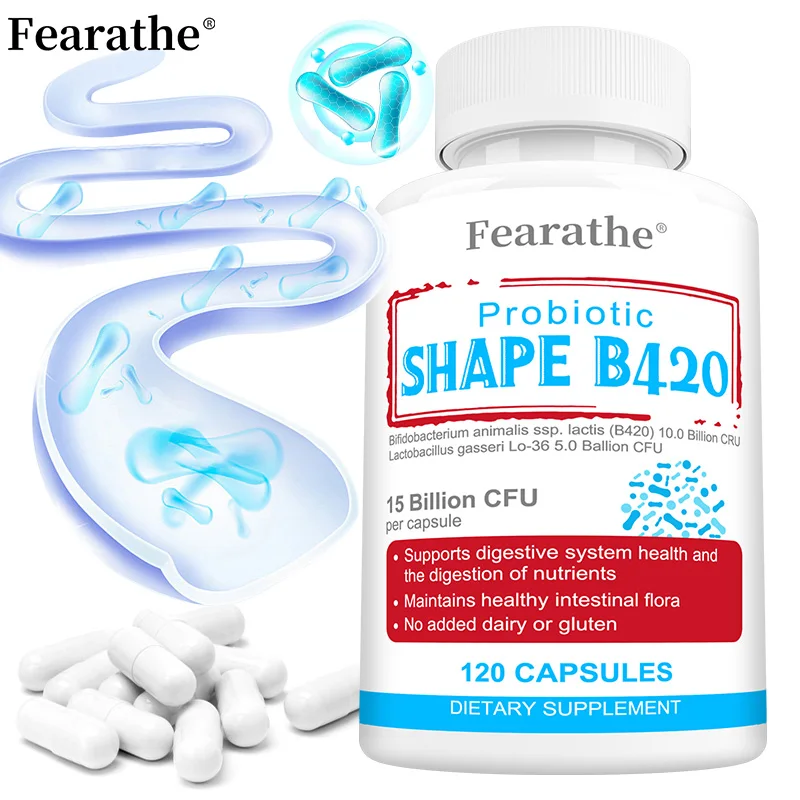 

Пробиотики для взрослых, 15-миллионный CFU, рекламное кишечное пищеварение, метоболизм, поддержка вопросов и иммунитета, регулировка кишечника Флора