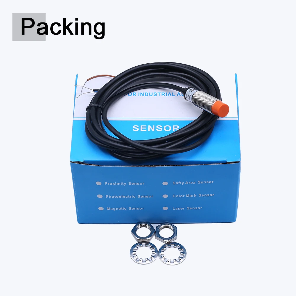 القرب التبديل الاستشعار PR08-2DN حثي المعادن نوع NPN PNP M8 أسطواني النفط المياه برهان مكافحة الغبار DC12-24V 3 أسلاك PR08 #5