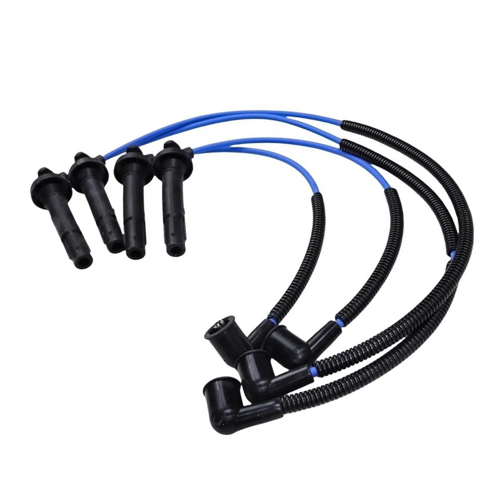 For Engine Maintenance Repair Ignition Coil Wire High Performance Ignition Cables Coil Module Color Coded Installation