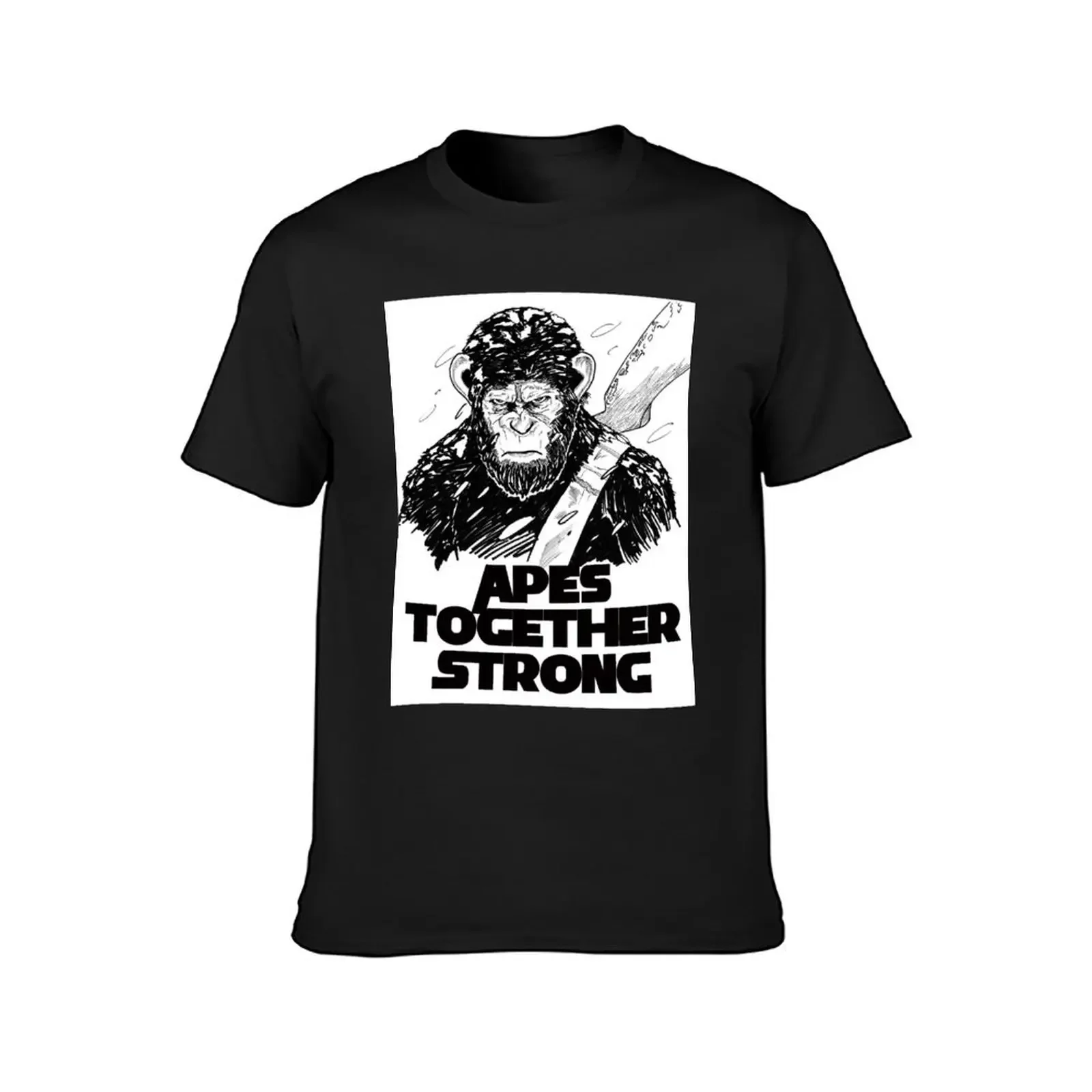 Caesar: Apes Together Strong T-Shirt essential t shirt summer clothes boys whites shirts graphic tee men