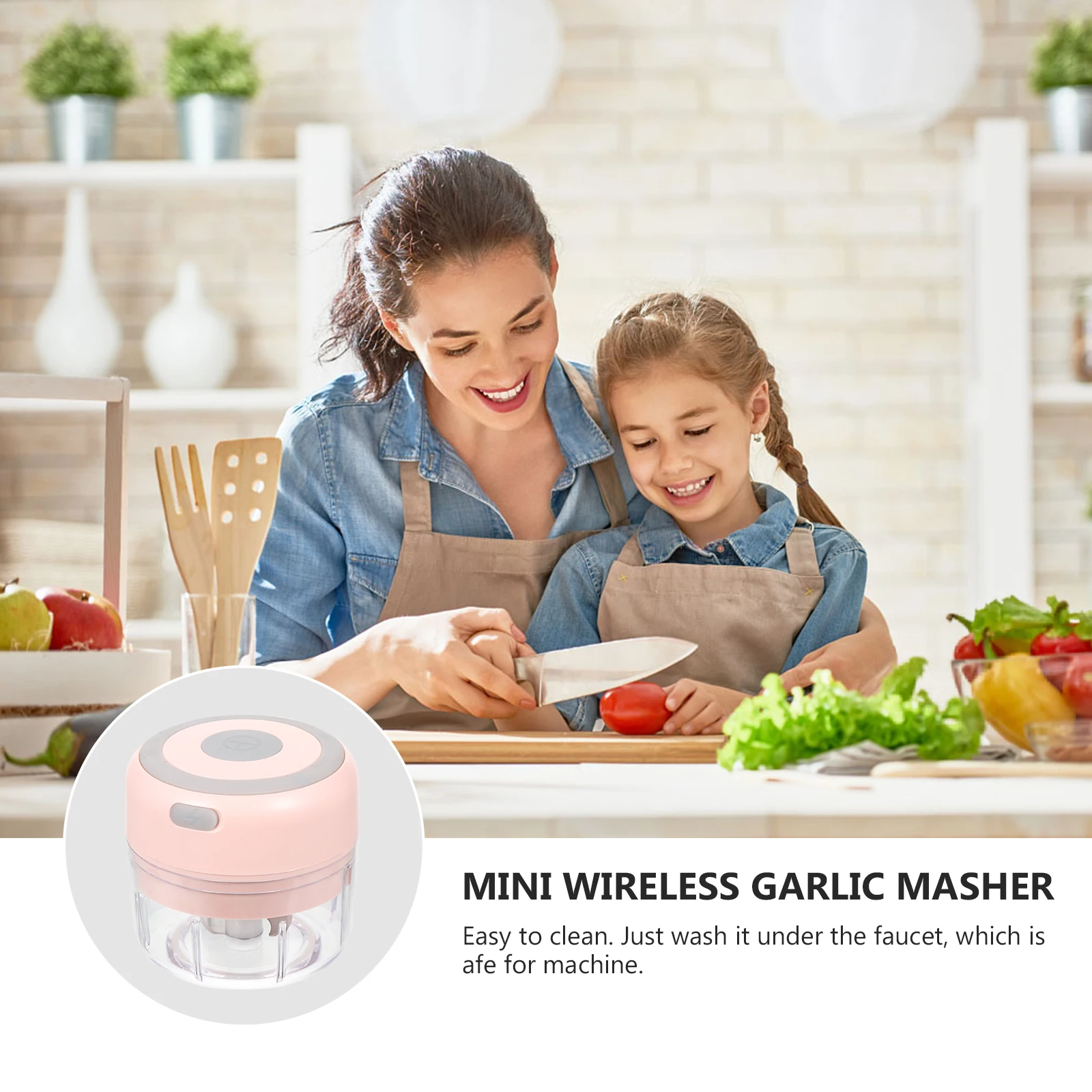 

Electric Mini Garlic Chopper Usb Rechargeable Portable Food Crusher Blade For Kitchen Vegetable Fruit Masher Multi