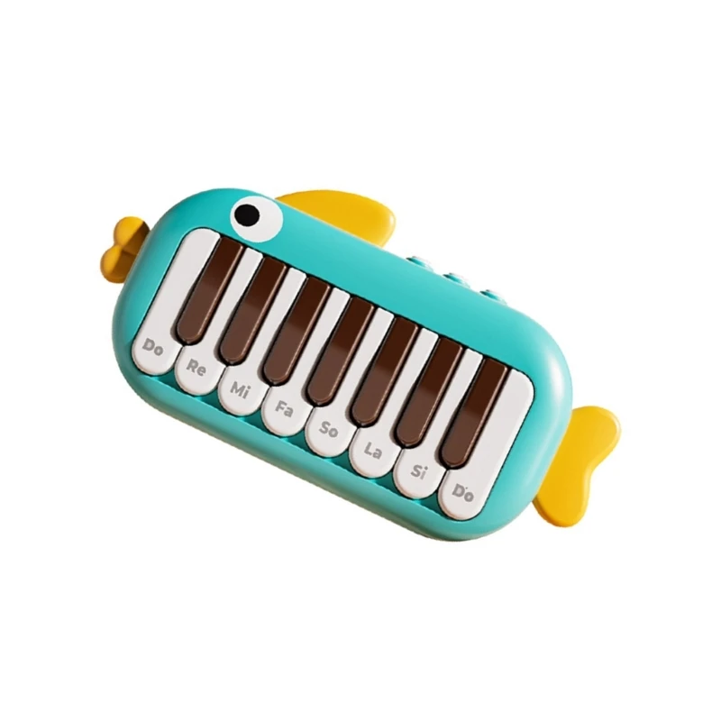 ของเล่นเปียโนการเรียนรู้ดนตรีสำหรับเด็กที่มีหลายโหมดเสียงเครื่องดนตรีพลาสติกที่ปลอดภัยสำหรับการพัฒนาเด็กปฐมวัย 15UB