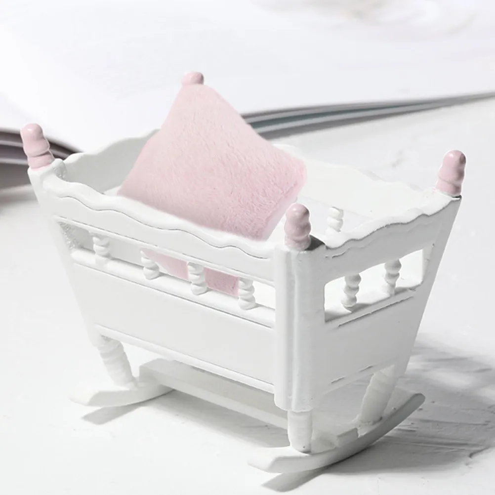 

4Pcs Miniature Pillows Mini House Decoration Adorable Fake Cushions Wear Resistant Lint Desktop Dollhouse Accessories