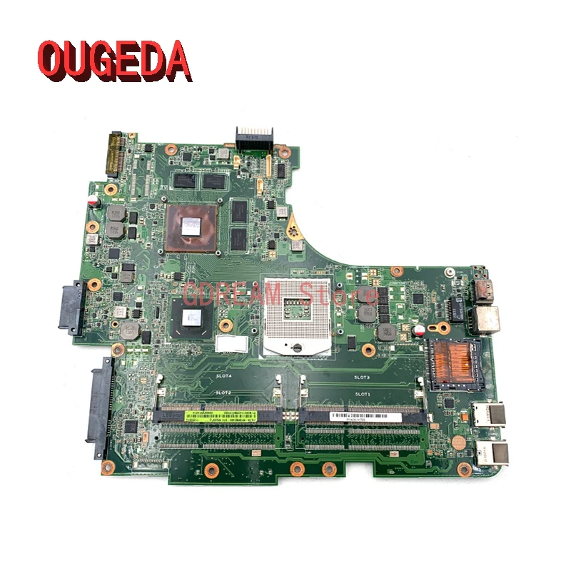 OUGEDA N53SV Laptop Motherboard For ASUS N53S N53SN N53SM Original Main board HM65 GT540M GPU with 2 RAM Slots Full Tested