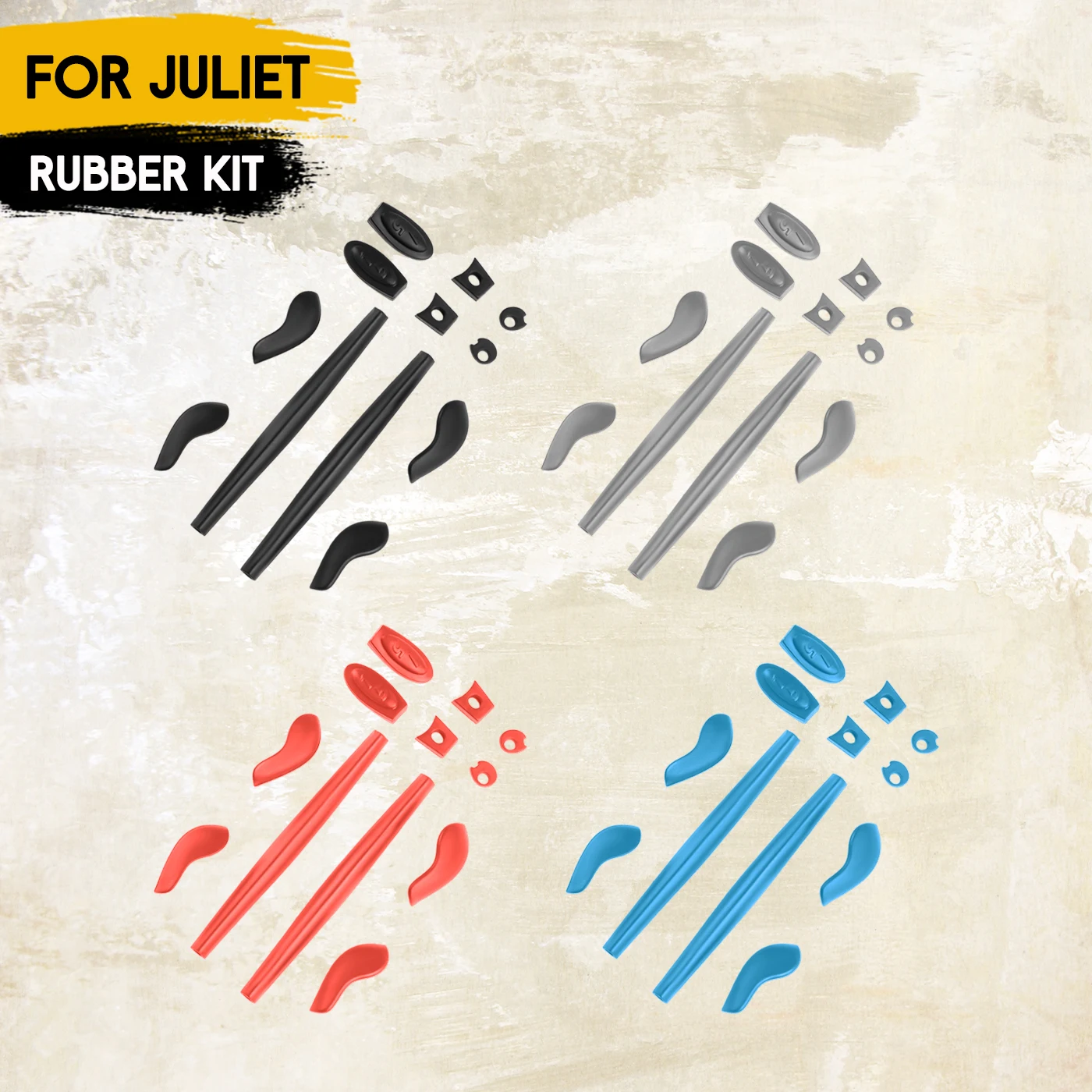 Kit de Repuesto de Almohadillas de Silicona para Nariz y Orejas para Gafas de Sol Oakley Juliet X-Metal Frame/Juliet Plasma Frame/X Metal XX