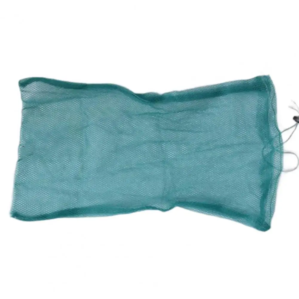 Mesh Bag  Practical Folding Design Fishing Net  Dense Hole Fishing Mesh