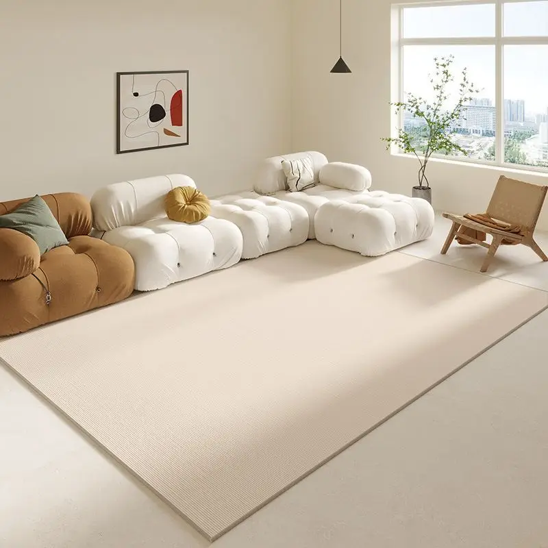 VIKAMA Korean-Style Wabi-Sabi Carpet, Anti-Slip Sofa Coffee Table Mat, Living Room Decorative Carpet, Home Decoration